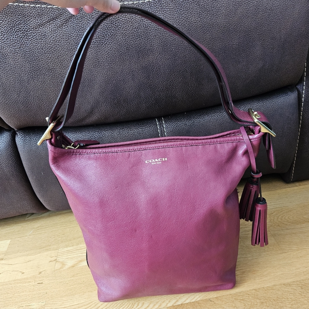 VINTAGE COACH LEGACY DUFFLE HOBO BAGStyle #19889